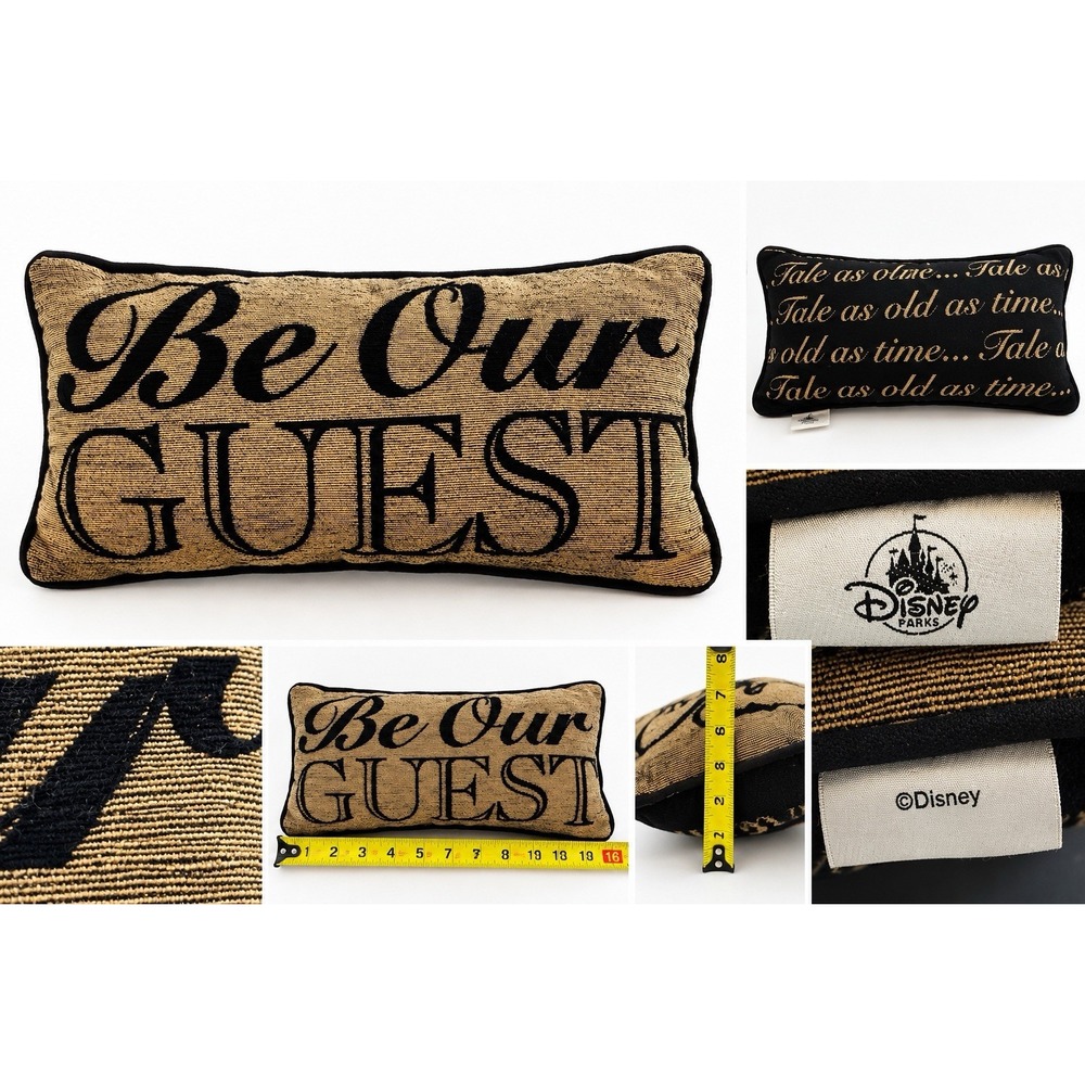 Disney Parks Beauty and the Beast Be Our Guest Tale as Old as Time Pillow